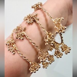 VIRAL KASHMIRI GHUNGROO BANGLES BEST QUALITY ADJUSTABLE INDIAN PAKISTANI